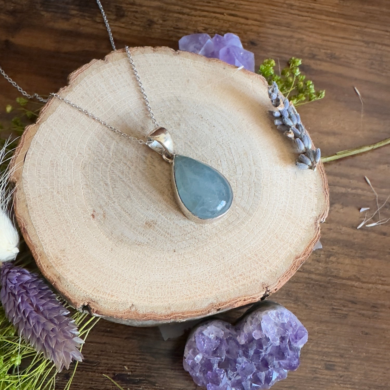 Pendentif Aigue Marine du Brésil