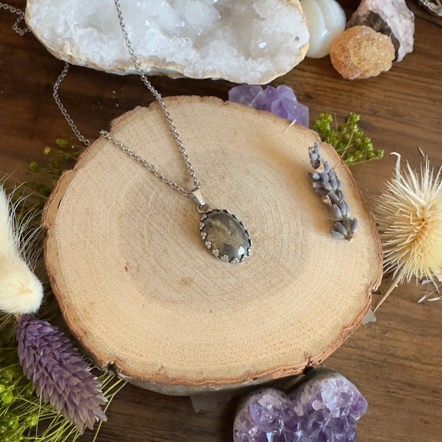 Pendentif Pyrite du Pérou