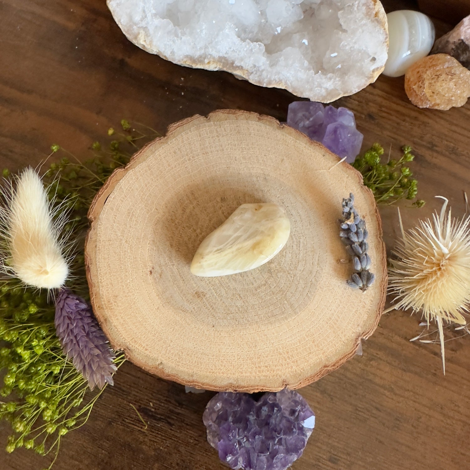 Pierre de Lune Blanche • Pierre roulée