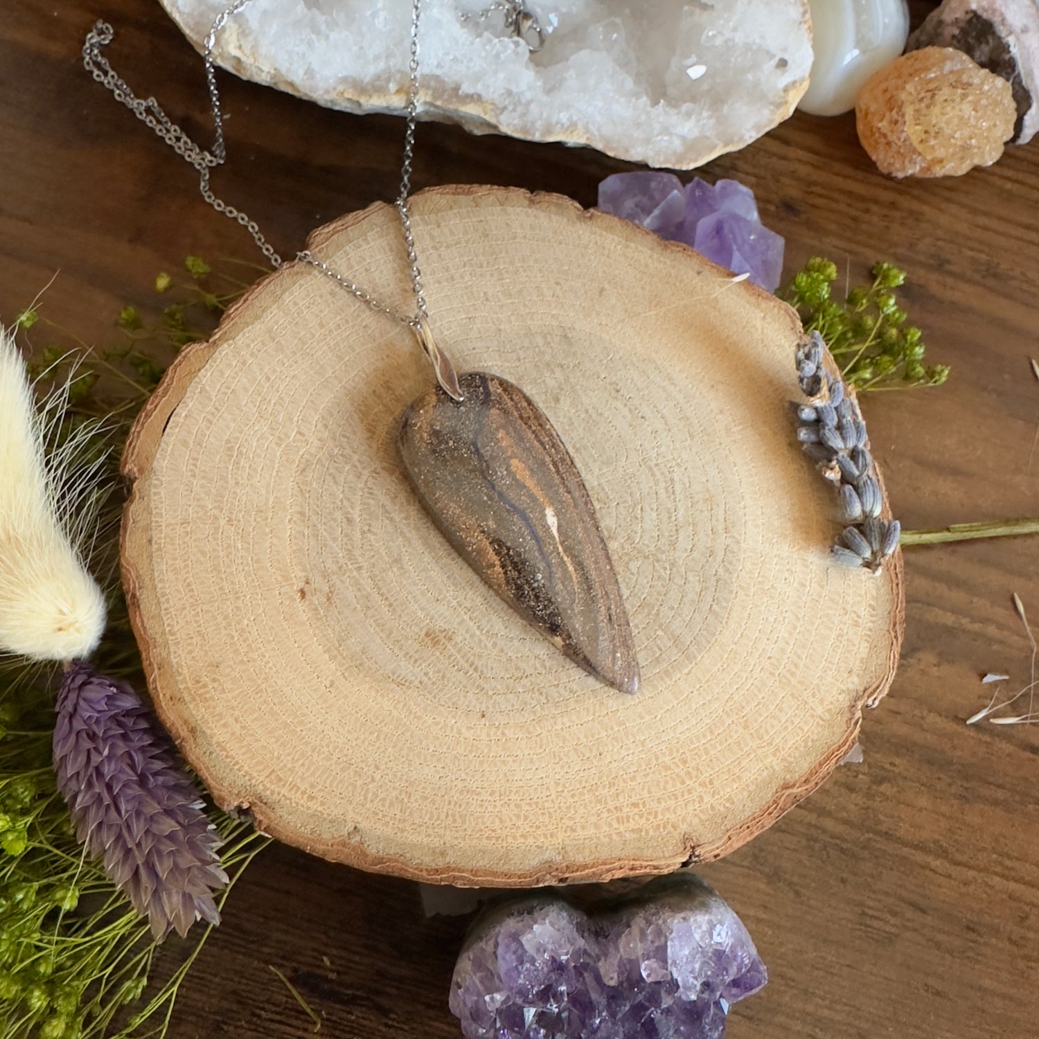 Pendentif Opale Boulder d’Australie