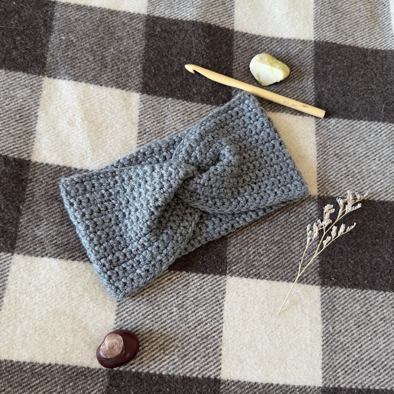 Headband • Gris chiné