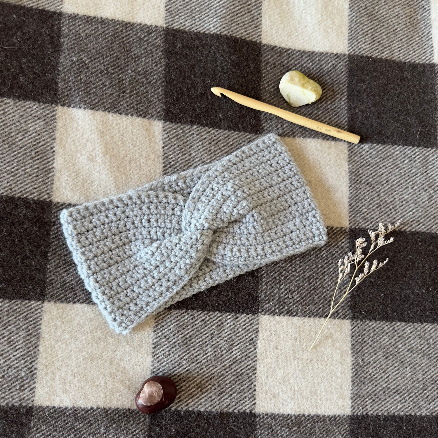 Headband • Gris Perlé