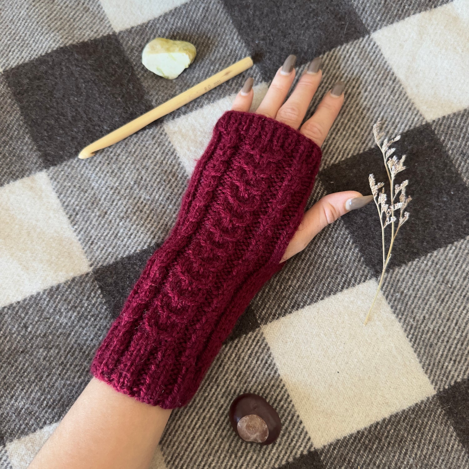 Mitaines • Rouges Bordeaux