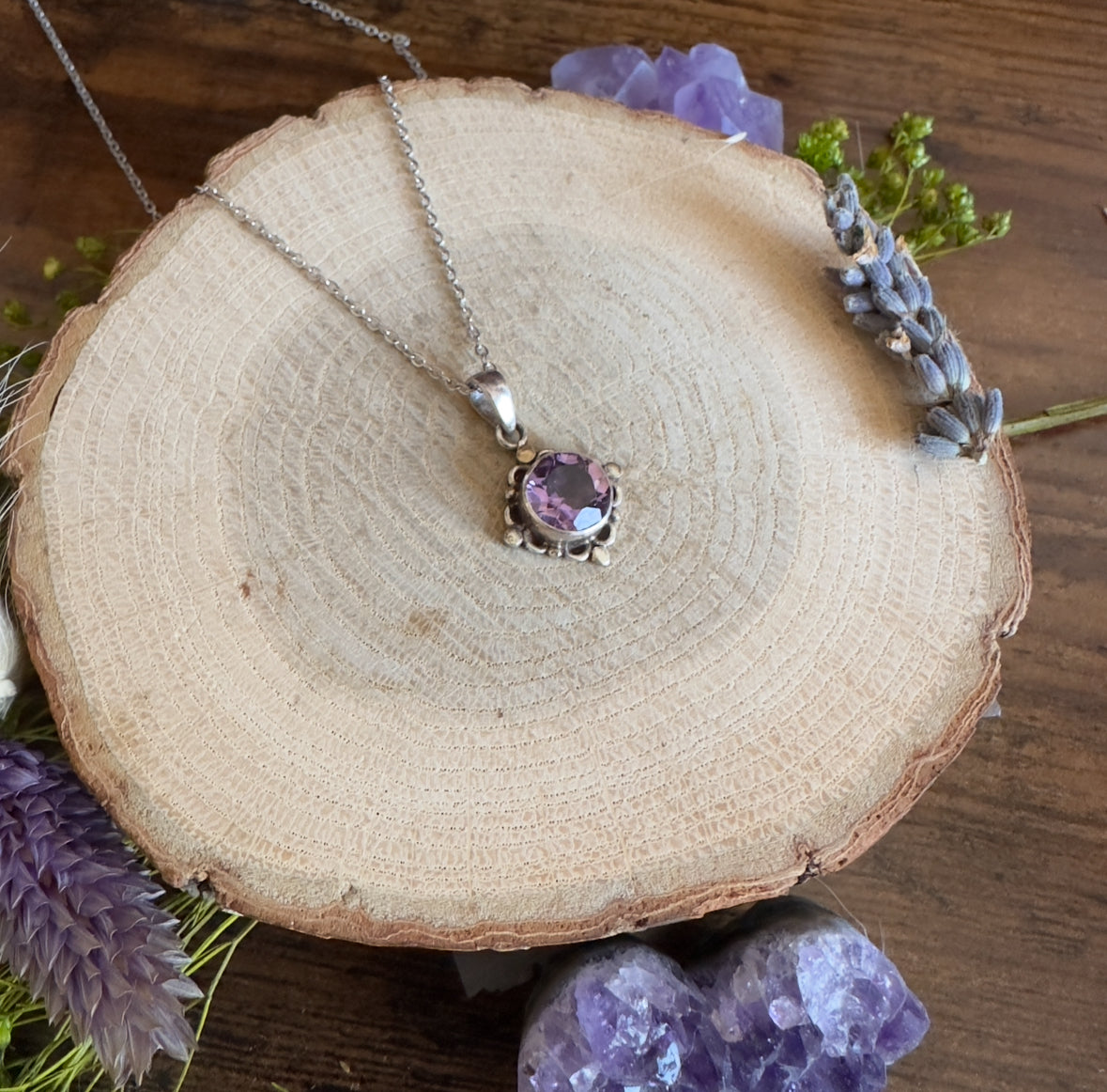 Pendentif Améthyste d’Uruguay