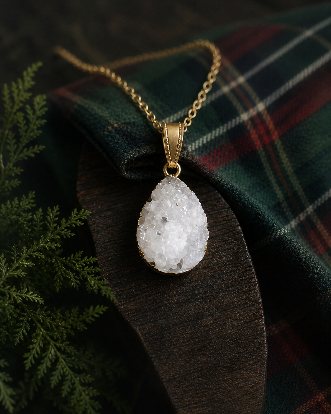Collier La Dame Blanche • Outlander